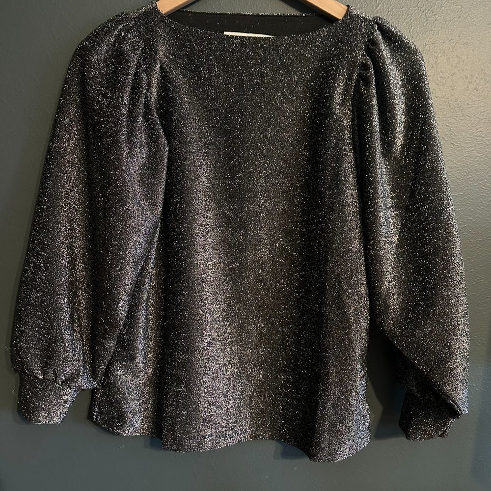 Loft metallic shirt size Small petite -NWT